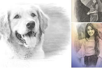 turn any photo into a beautifully detailed pencil sketch