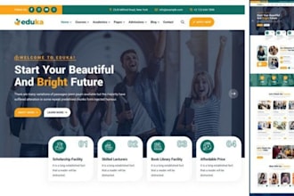 build education website elearning website school website lms website
