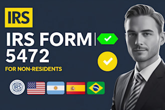 file form 5472 and 1120 non US residents single member llc