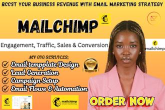 automate high converting email marketing, mailchimp newsletter email template