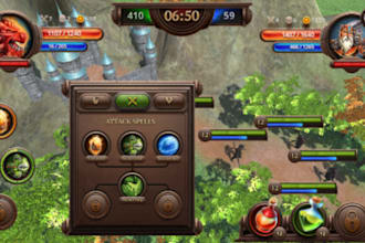 design professional game UI and assets for mobile game