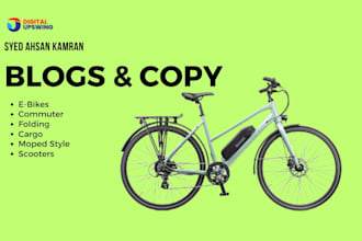 write about ebikes, scooters, mopeds, and folding commuters