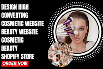 design stunning cosmetic website beauty website cosmetic beauty shopify store