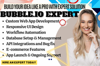 be your bubble io developer web app developer bubble io apps