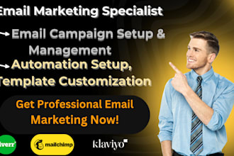 provide high converting mailchimp and klaviyo template