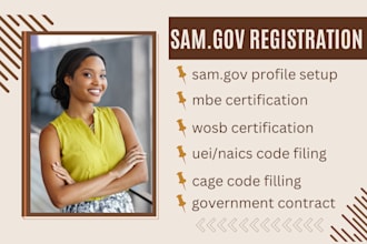 do sam gov, non profit, uei, llc registration, cage code, bid proposal