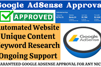 get guaranteed google adsense approval service for your domain
