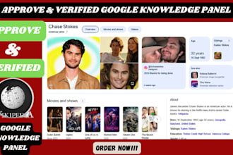 create approve and verified google knowledgepanel for personal or company
