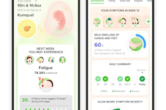 develop ai pregnancy test app, ovulation tracker app, period tracker app