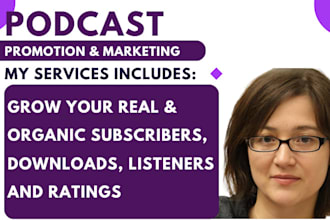 do organic podcast promotion to new listeners and increase organic audience