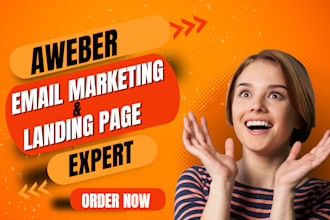 setup aweber email marketing email automation on flodesk aweber landing page