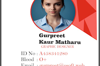 design id card, id badges, and identity cards