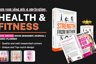 design health fitness ebook, medical book, gym, lead magnet, guide, workout plan