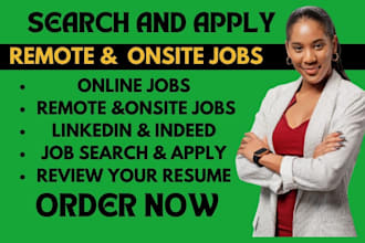 search and apply for remote and onsite jobs, job application and apply for job