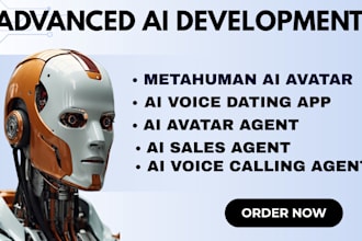 do ai voice dating app, 3d avatar metahuman, ai avatar agent, deepseek agent