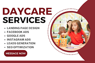 design daycare website child care website kindergarten website preschool website