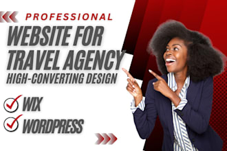 create a professional website for your travel agency
