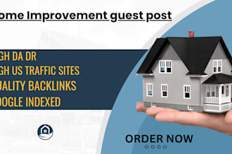 get powerful guest post backlinks on home improvement blogs