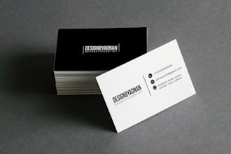 design creative business card and letter head