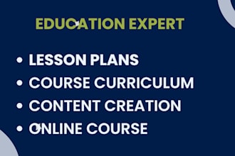 create course curriculum online lessons, lesson plan create online courses