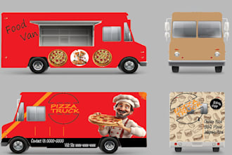make unique van , food truck , container and food trailer