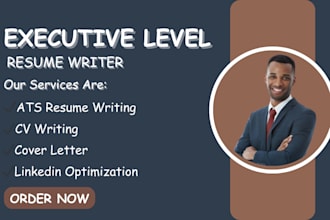 deliver full executive resume writing services