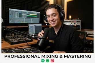 do mixing and mastering your track and your vocals