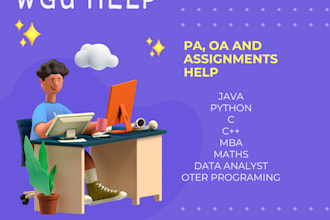 help wgu assignments,pa and oa