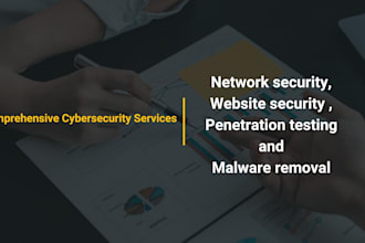 do network security, website security , penetration testing and malware removal