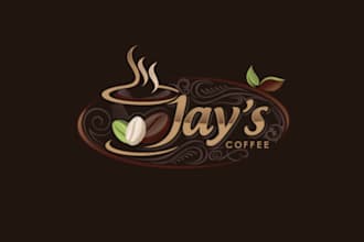 design unique organic coffee logo for you