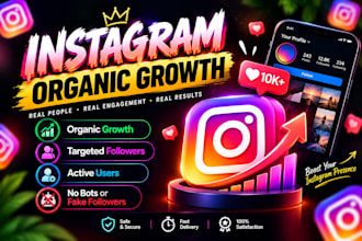 do instagram marketing, promotion and organic growth