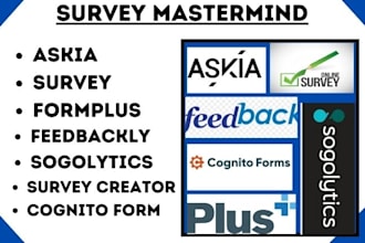 setup survey askia sogolytics feedbackly formplus cognito forms survey creator