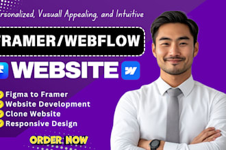 build framer website, figma to framer, framer landing page, clone or fix framer