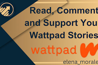 read, comment on and promote your wattpad story