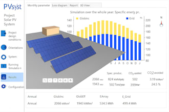 solar pv system simulation using pvsyst