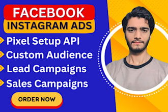 be your facebook meta ads campaign, instagram ads expert manager for sales and l