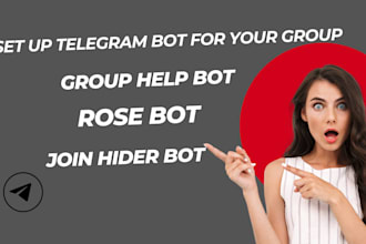 setup telegram bot for your telegram crypto group and telegram group