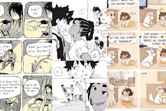 sketch comic webtoon webcomic comic artist