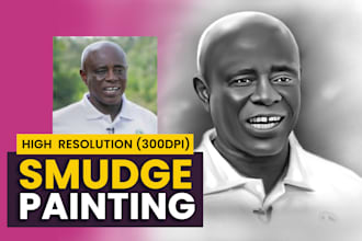 make a professional smudge painting in 24hrs