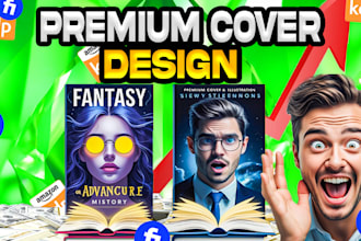 do book cover design ebook cover or kdp cover design