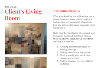 optimize your furniture layout and suggest new pieces
