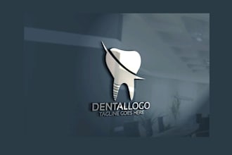 design dental medical health wellness logo