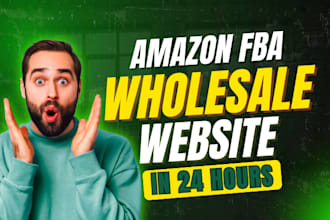 design amazon fba wholesale website for brand approval