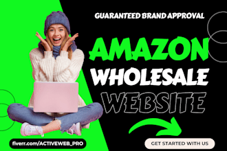 design amazon fba wholesale website for brand approval