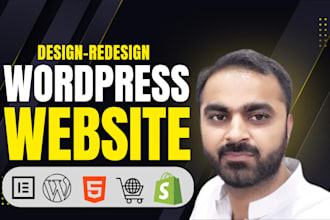 develop, design or redesign your professional wordpress website