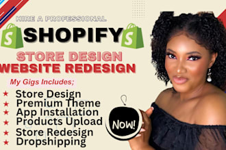 shopify store design shopify website redesign shopify promotion