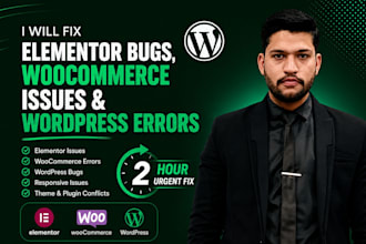 fix elementor bugs, woocommerce issues and wordpress errors