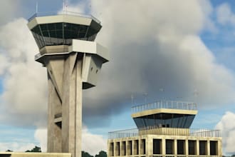 create airport modeling and texturing for msfs