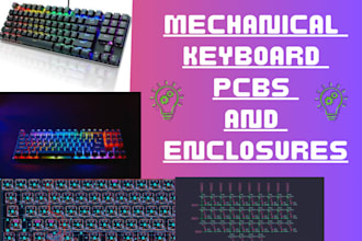 design mechanical keyboard pcbs,their enclosures and firmware