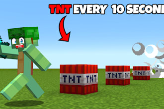 design simple eyecatching minecraft thumbnail
